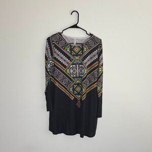 GUC Rachel Kats Long Top - Size Large - Southwestern Style